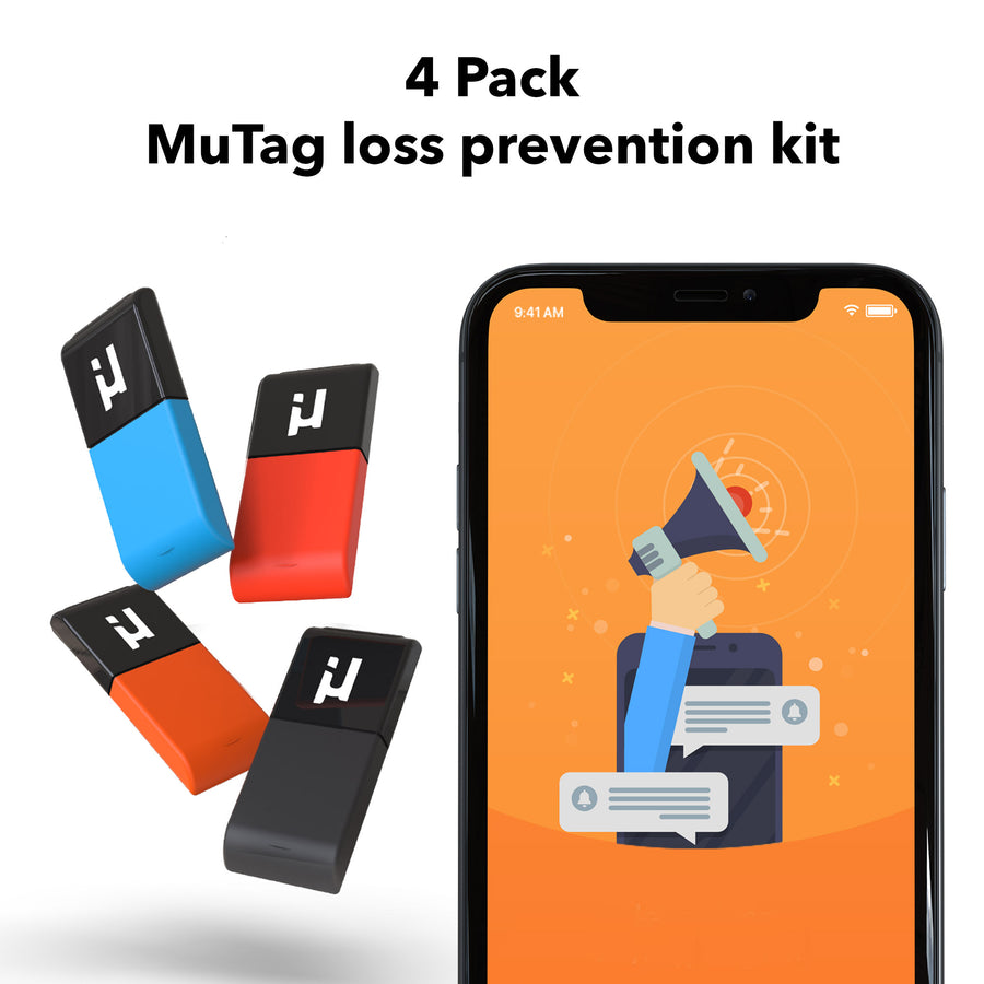 4 Pack - MuTag Loss Prevention Kit